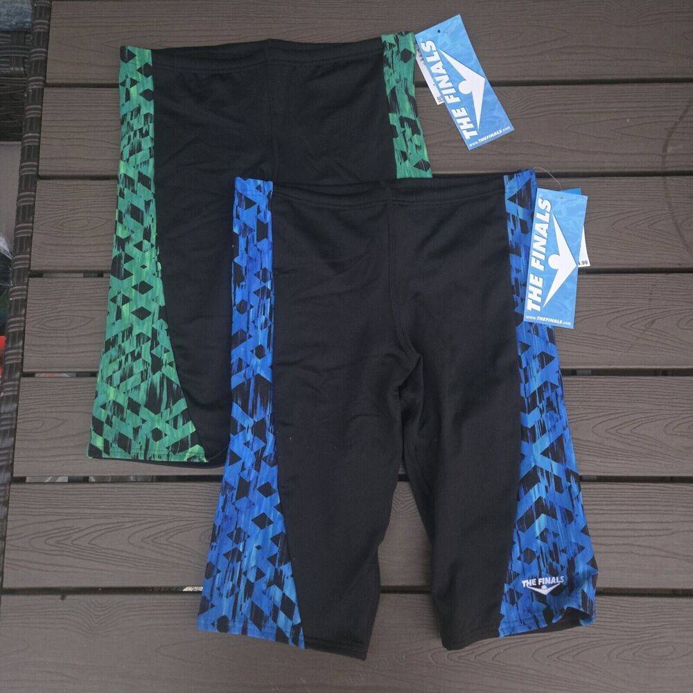 The Finals Mens OMEGA Bundle Drawstring Omega Reactor Swim Jammer Size 36 New